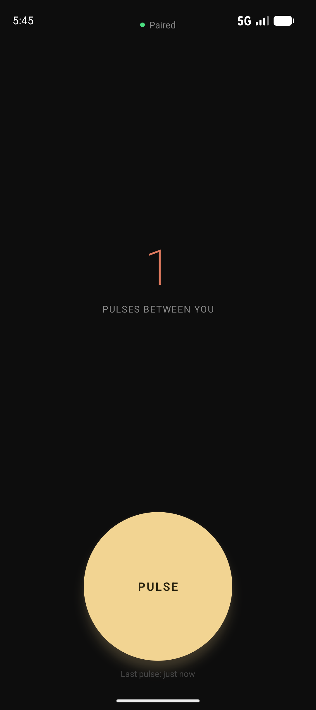 Pulse sent confirmation
